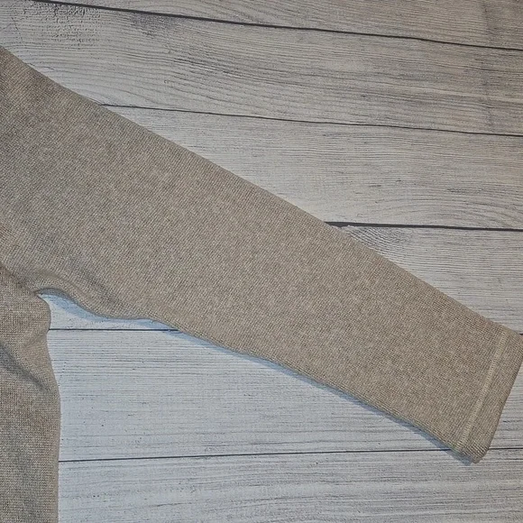 Woolrich Men's Angler Knit Quarter Zip Pullover Sweater Cream Size XL
